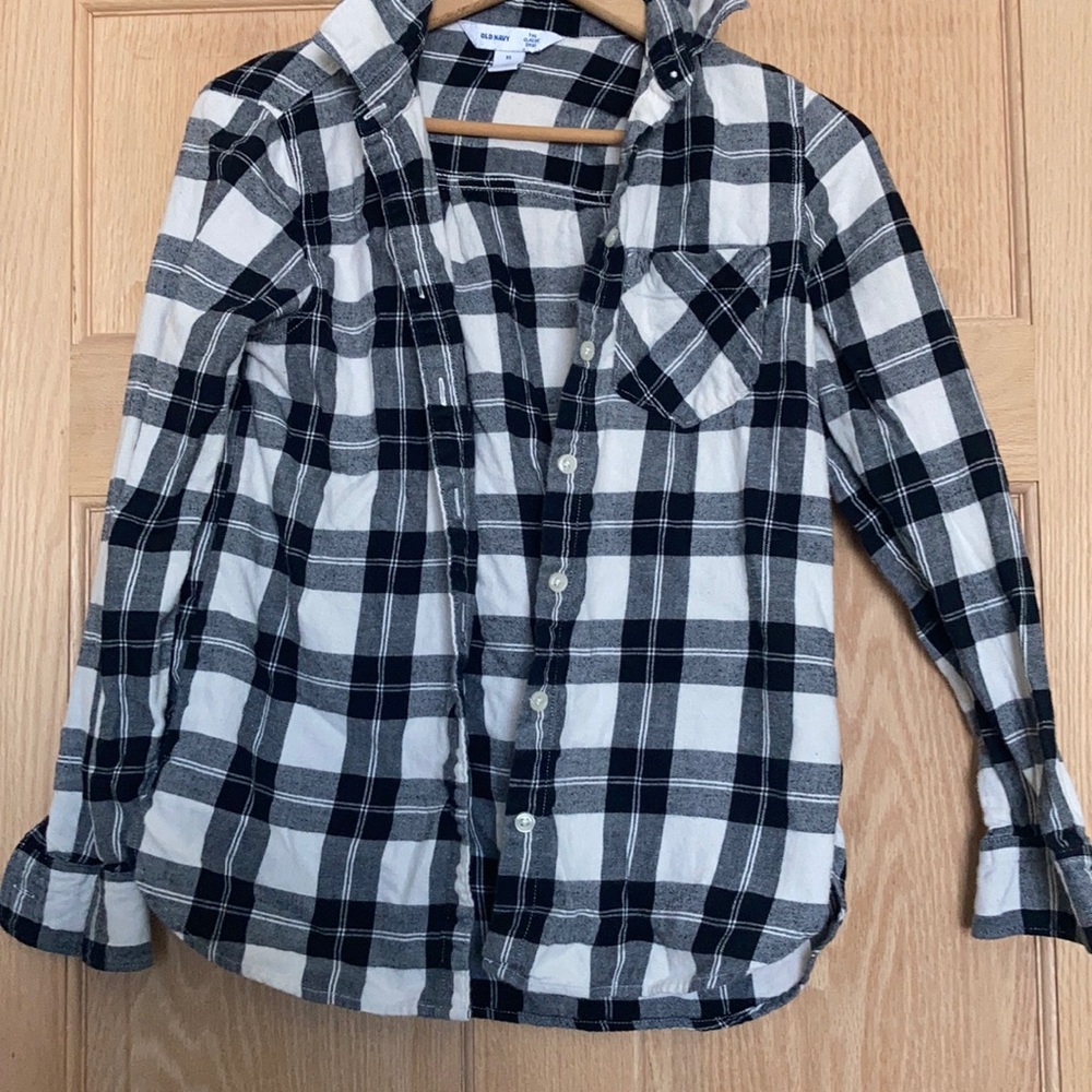 Black & White Plaid Flannel